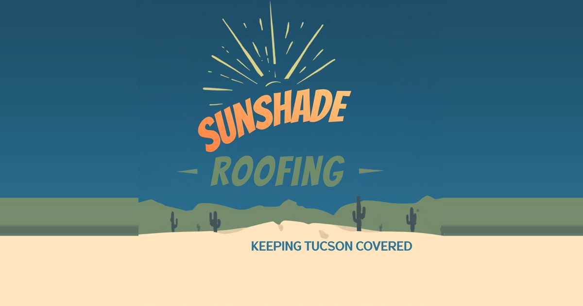 Restored red clay tile roof on a Tucson home against a Sonoran Desert sky